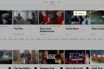 update youtube tv home area