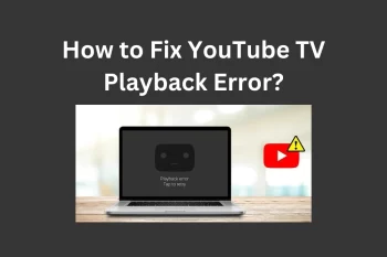 YouTube TV Playback Error