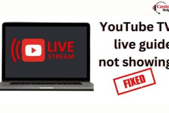 Youtube tv live guide not working